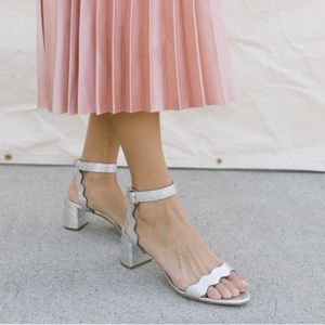 Loeffler Randall Emi Block Heel Sandal silver - 7